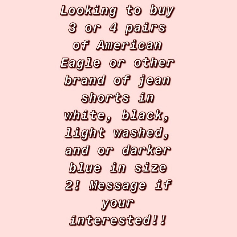 Looking for AE Jean Shorts